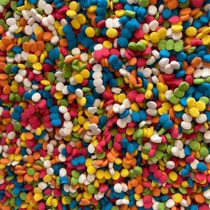 Confeti Comestible Círculos Mini Colores 120g