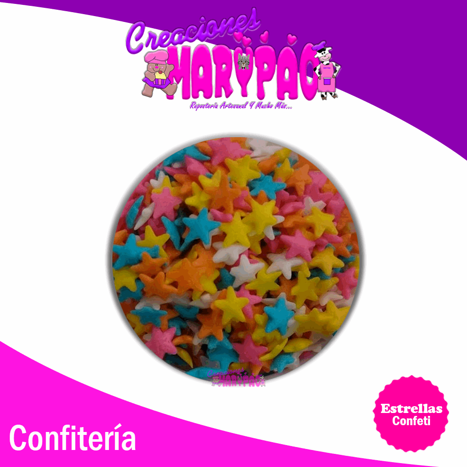 Confeti Comestible Estrellas