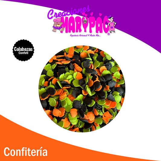 Confeti Comestible Halloween Calabazas