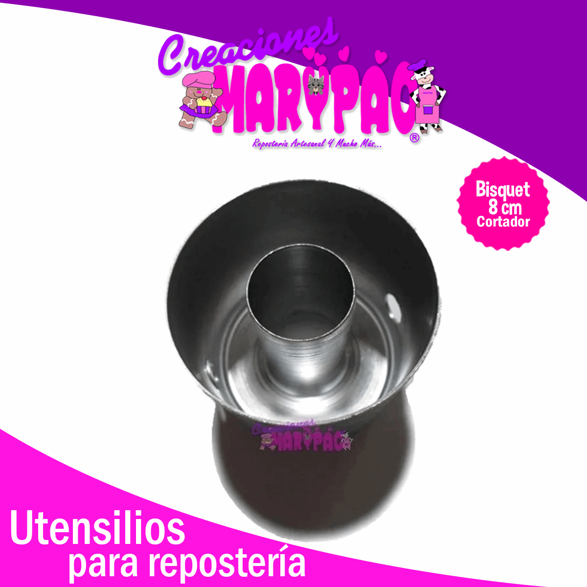 Cortador Para Bisquet 8 cm