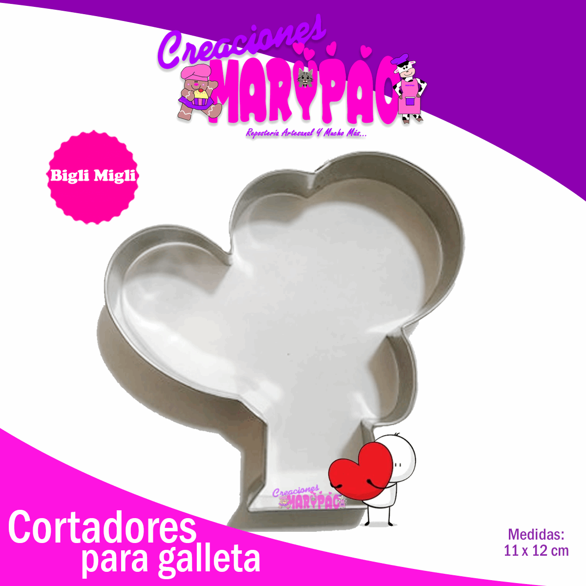 Cortador De Bigli Migli - Creaciones Marypao