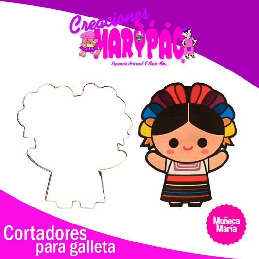 Cortador De Galleta Muñeca María