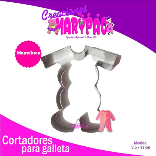 Cortador De Galletas Mameluco Baby Shower