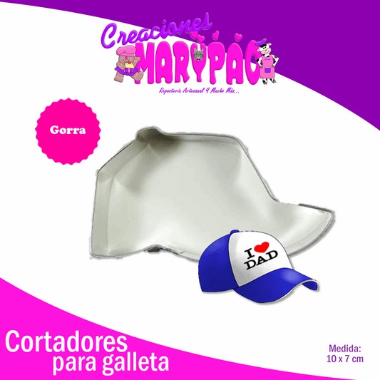 Cortador De Galleta Gorra Día Del Padre - Creaciones Marypao