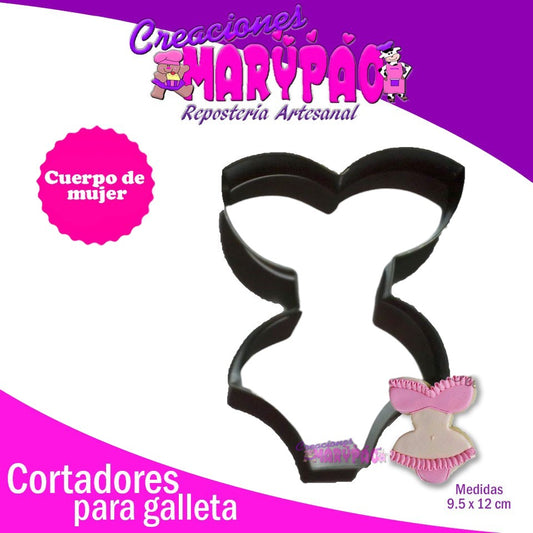 Cortador de Galleta Cuerpo Mujer