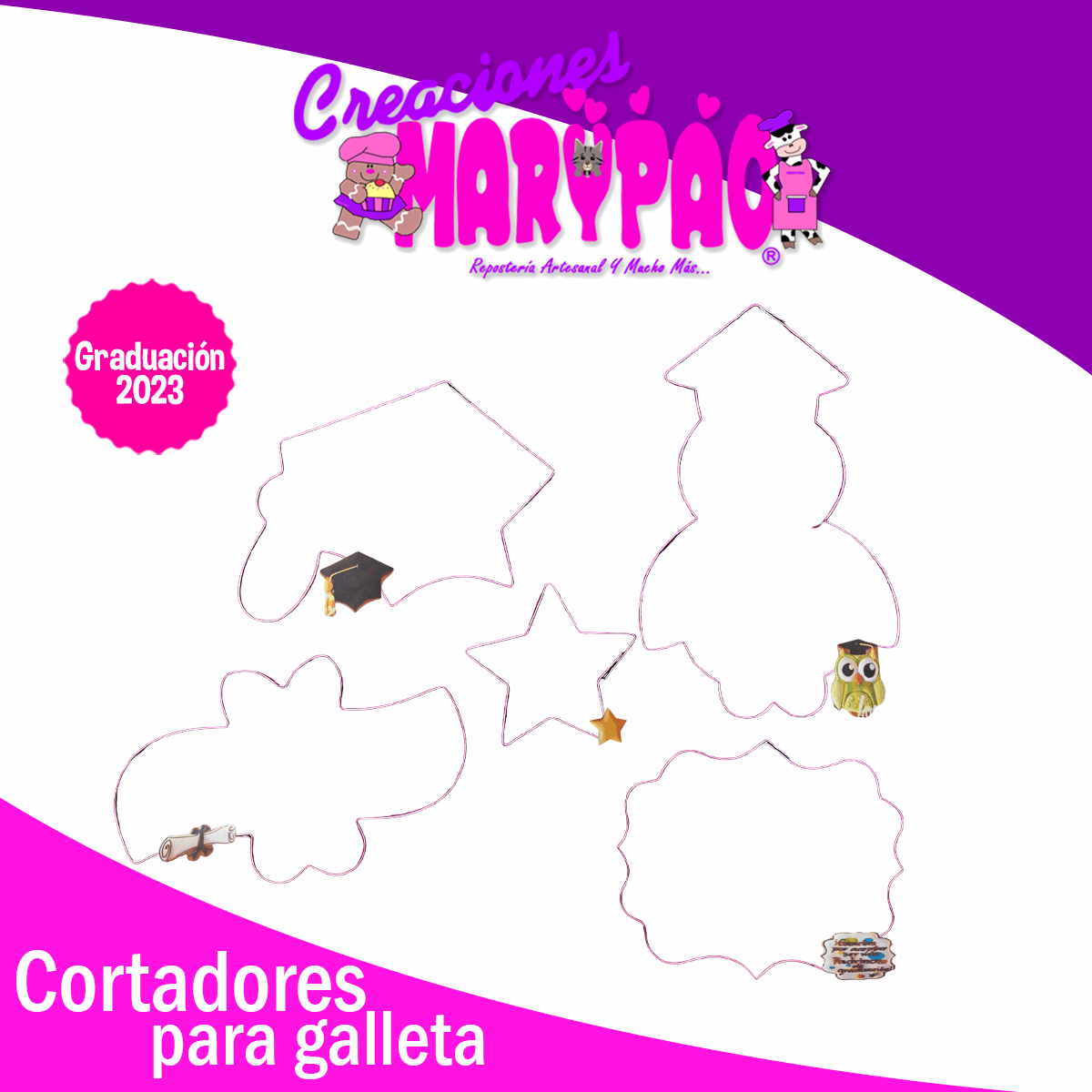 Cortadores Para Galletas Graduación