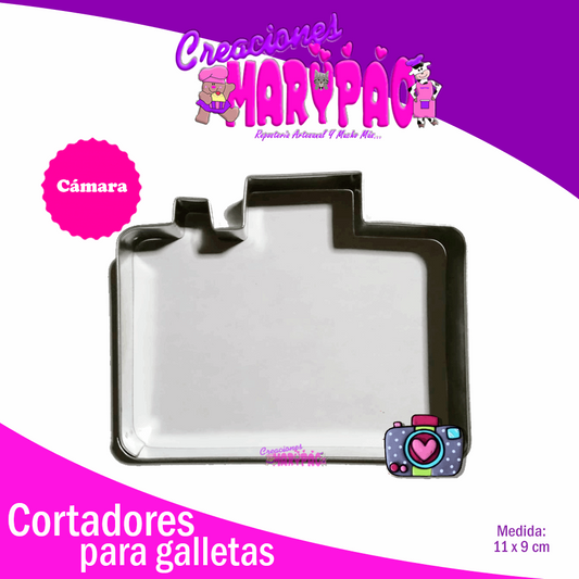 Cortador De Cámara Fotográfica Amor - Creaciones Marypao