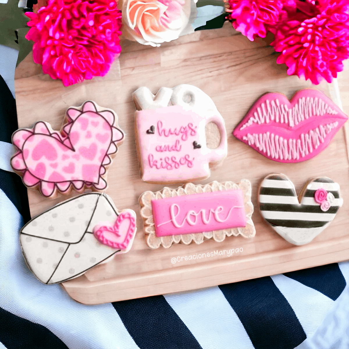 Cortadores De Galletas 14 De Febrero Carta Café y Besos