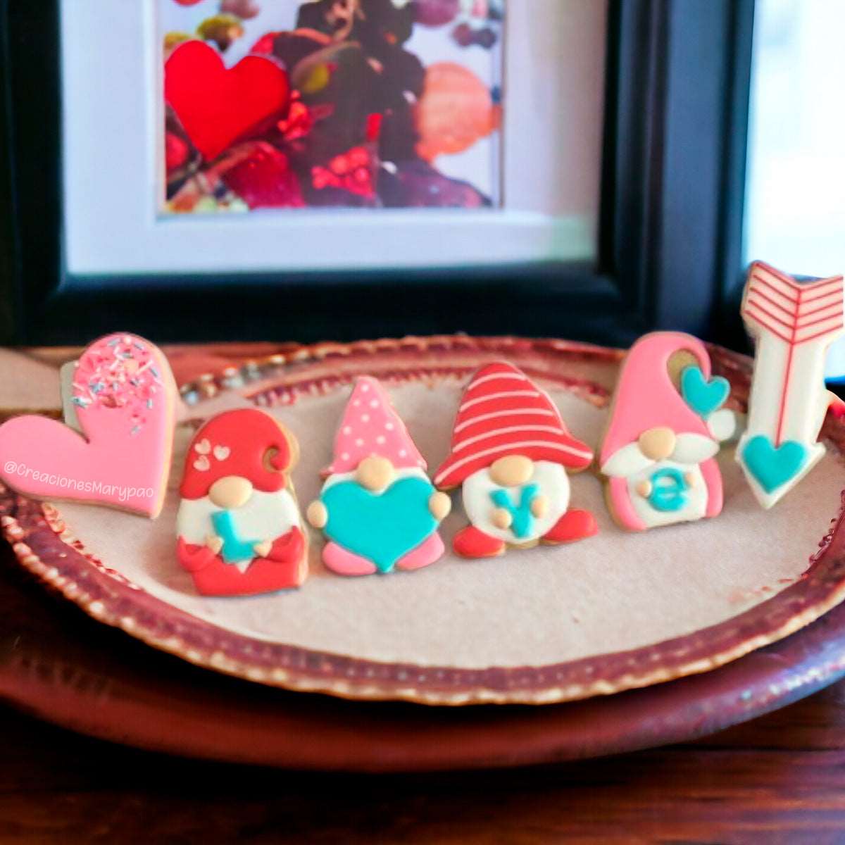 Cortadores De Galletas Gnomos Love 14 De Febrero