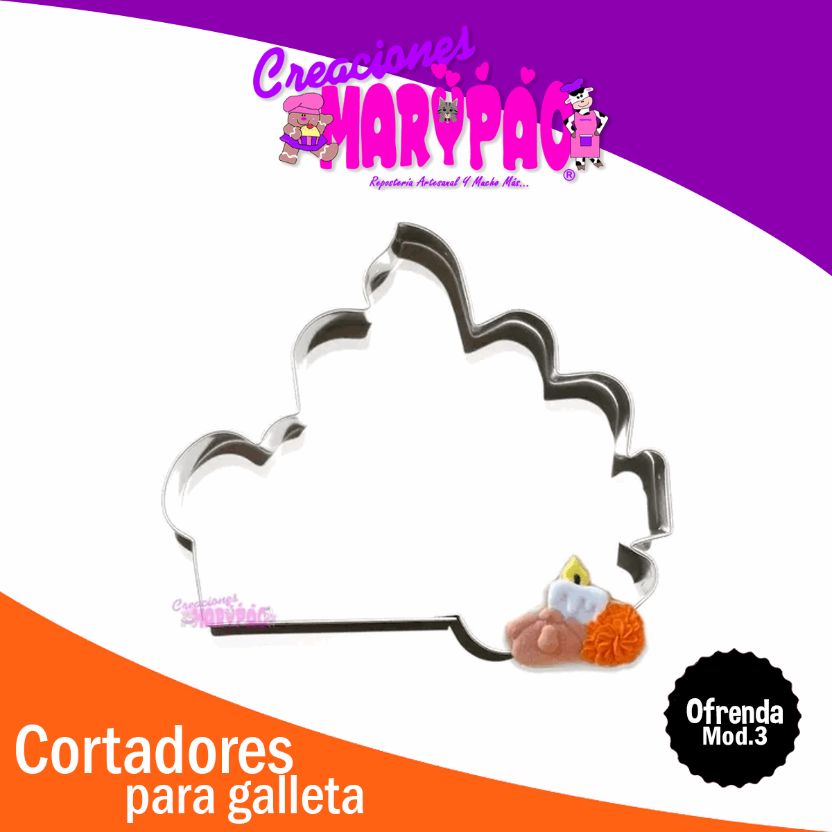 Cortador Para Galletas Decoradas Ofrenda