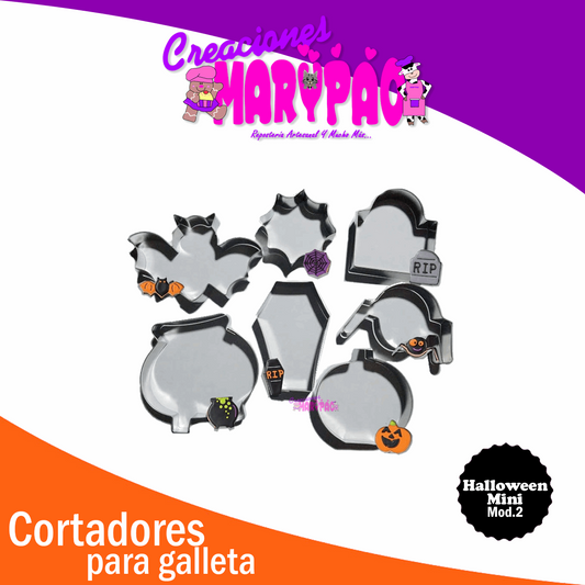 Cortadores Para Galletas Halloween Mini Mod2