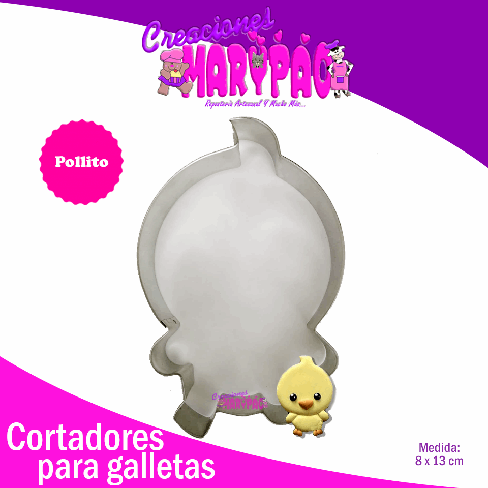 Cortador De Galleta Pollo - Creaciones Marypao