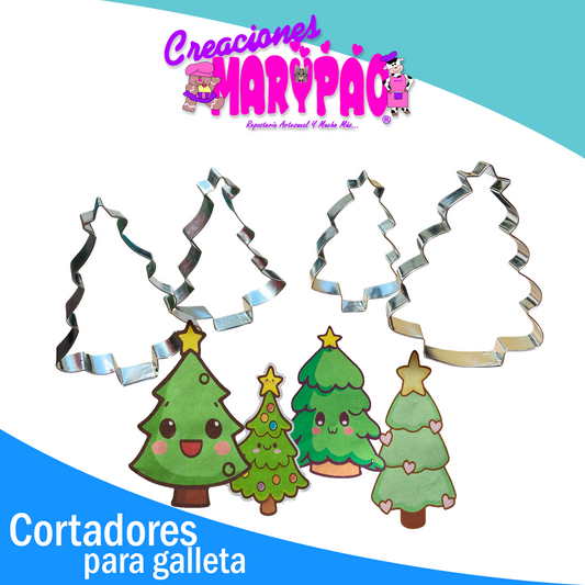 Cortadores de Galletas Árbol de Navidad Pack