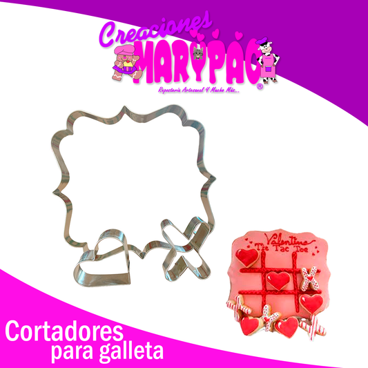 Cortadores Galletas Pergamino Amor Febrero XOXO