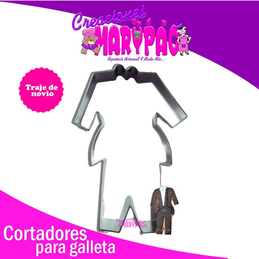 Cortador De Galletas Traje De Novio Boda