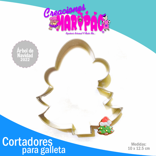 Cortador De Galletas Árbol de Navidad Sombrero Santa