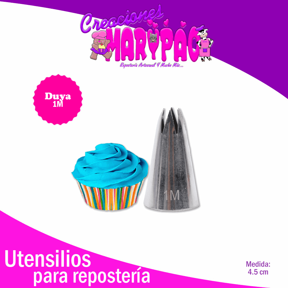 Duya 1M Para Cupcakes - Creaciones Marypao