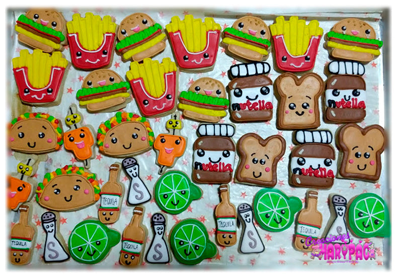 Cortador De Galletas Decoradas Pan y Nutella Pareja