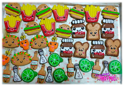 Cortador De Galletas Decoradas Pan y Nutella Pareja