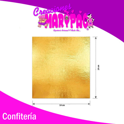 Hoja De Oro 24K Comestible Pack 5 Piezas