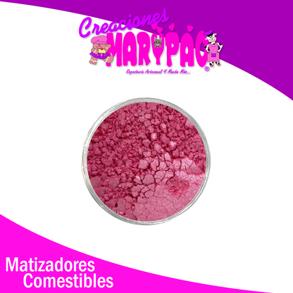 Matizadores Comestibles Rosa Rojo Chapitas