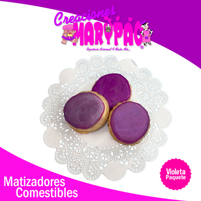 Kit Matizadores Comestibles Violeta