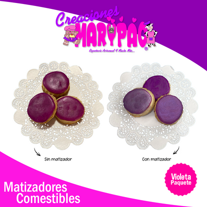 Kit Matizadores Comestibles Violeta