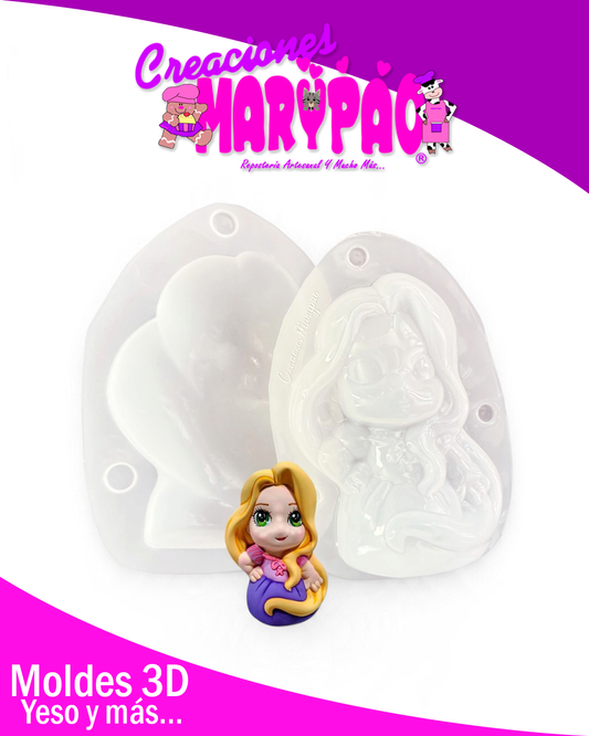 💜 Para Alcancías de Yeso Rapunzel👑