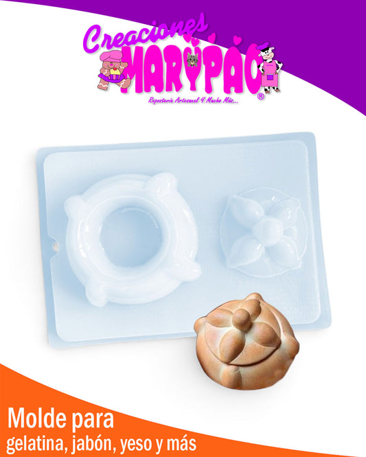 Molde Alhajero Pan de Muerto Grande🧡