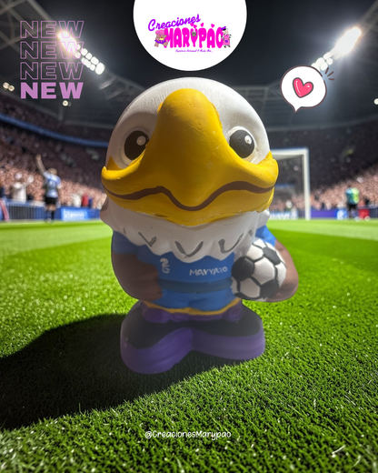 Molde Para Alcancías de Yeso Mundial 2026 Mascotas Águila 🦅