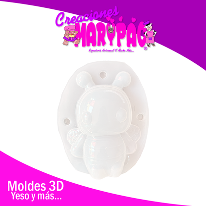 Molde Para Alcancía de Yeso Abejita 🐝