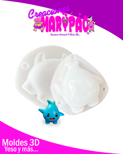 ✨Molde para Alcancías de Yeso Lumalee Mario⭐
