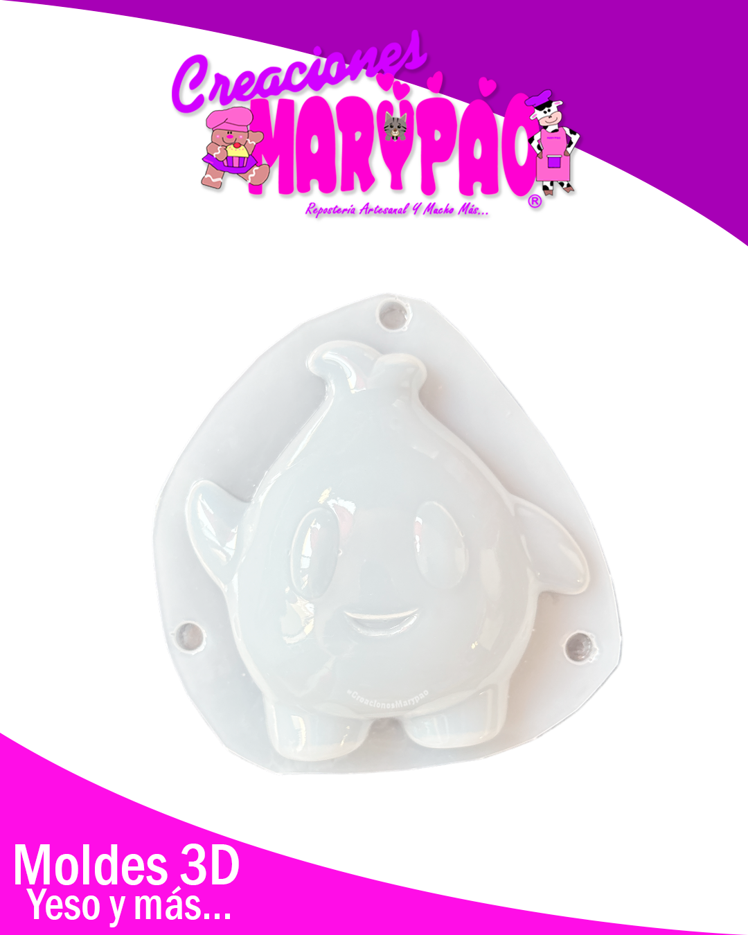 ✨Molde para Alcancías de Yeso Lumalee Mario⭐