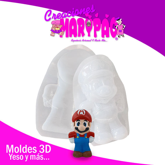 Molde Para Alcancía de Yeso Mario Bros Personajes