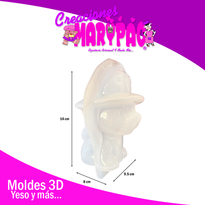 Molde Para Alcancía de Yeso Paw Patrol Marshall Personajes