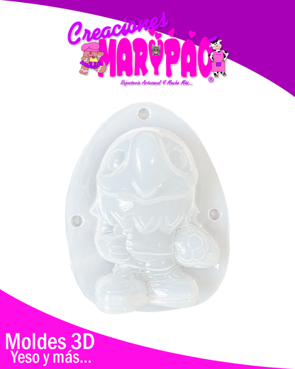 Molde Para Alcancías de Yeso Mundial 2026 Mascotas Águila 🦅