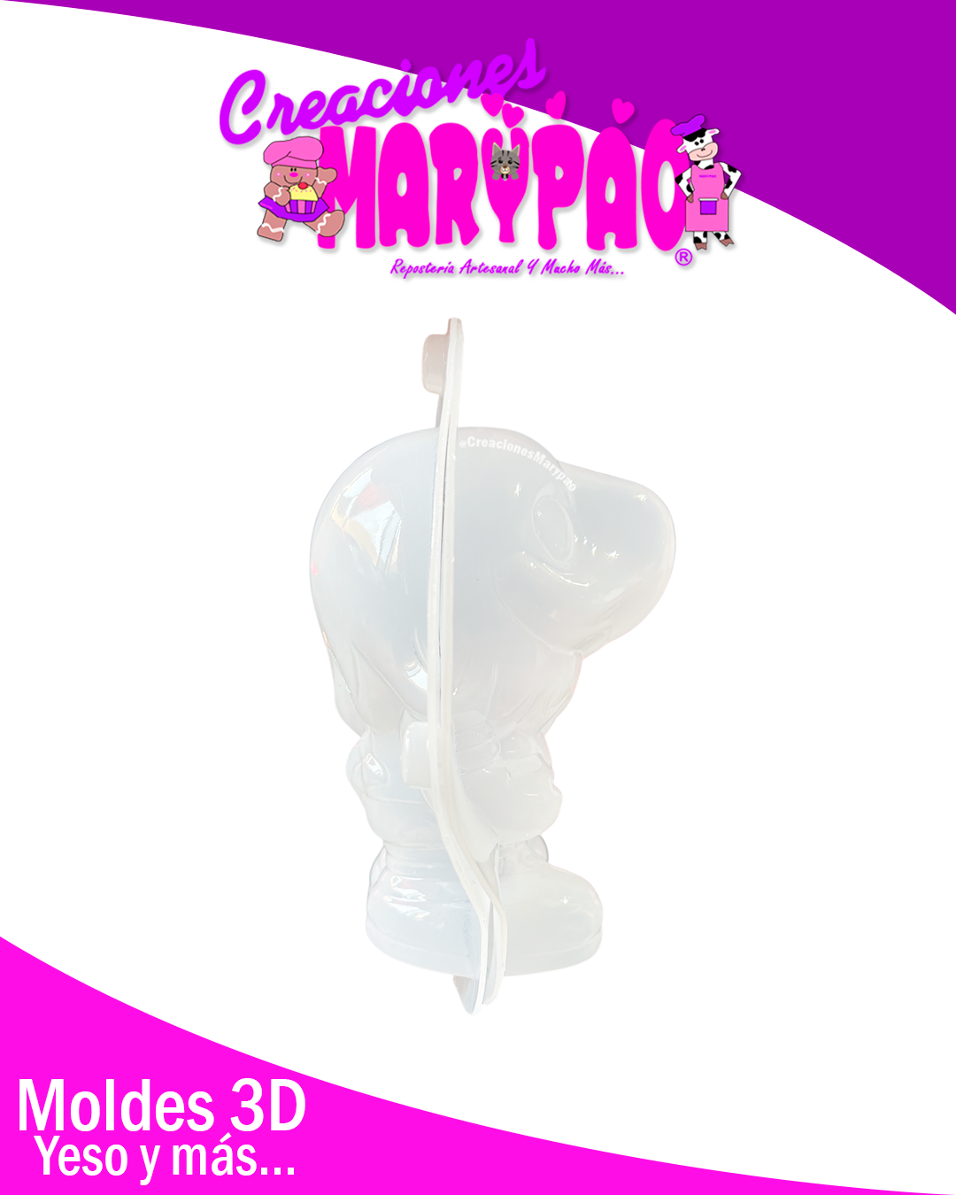 Molde Para Alcancías de Yeso Mundial 2026 Mascotas Águila 🦅