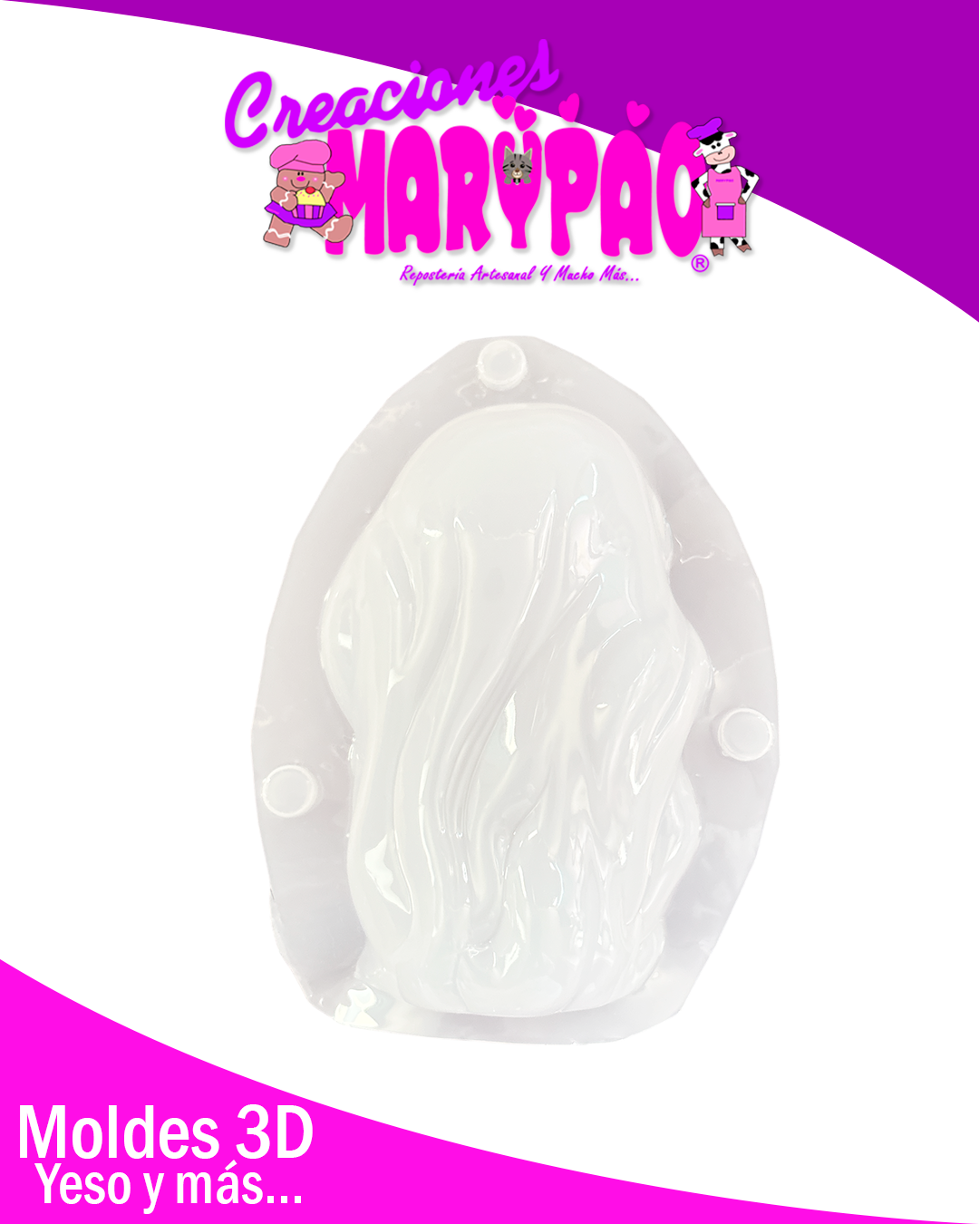 ✨Molde Para Alcancías de Yeso Sirenita 🧜‍♀️