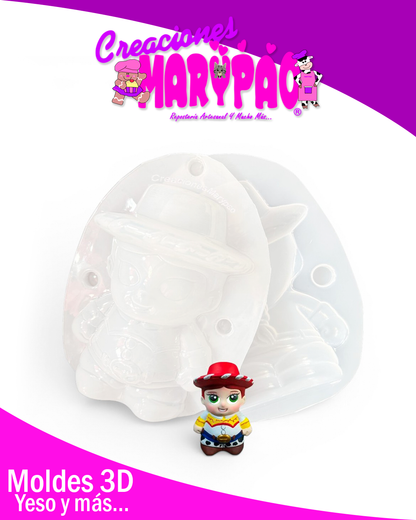 ✨Molde para Alcancías de Yeso Toy Story Jessie 🤠