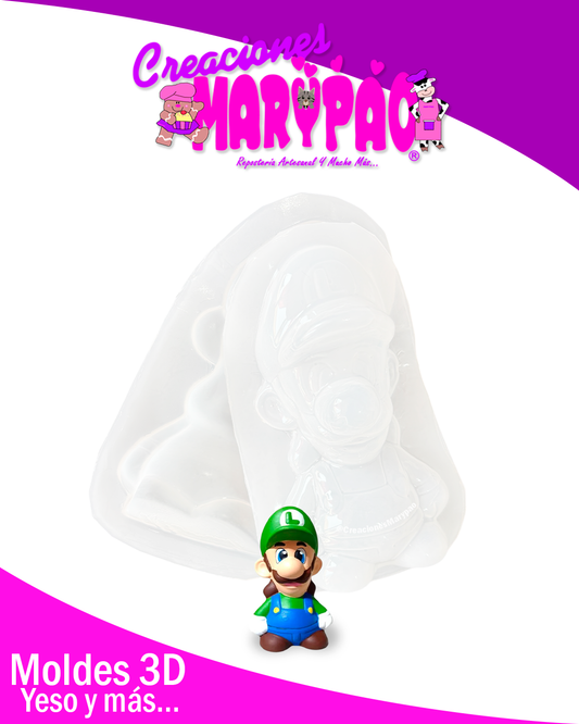 🍄Molde para Alcancías Luigi ✨