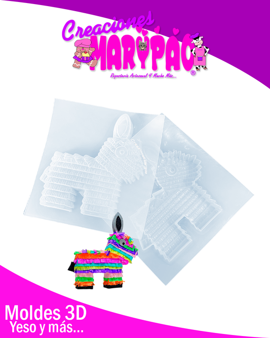 🪅Molde de Polietileno para Alcancía Piñata Burrito🪅