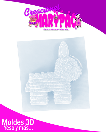 🪅Molde de Polietileno para Alcancía Piñata Burrito🪅