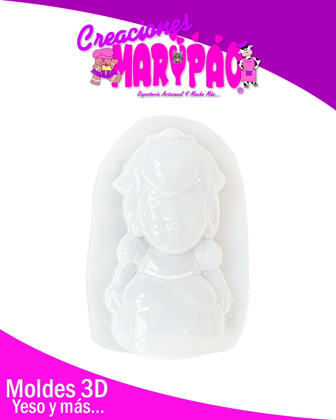 👑Molde para Alcancías Princesa Peach ✨