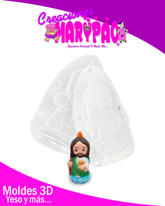 🙏Molde para Alcancías San Juditas – Diseño Lindo y Detallado ✨