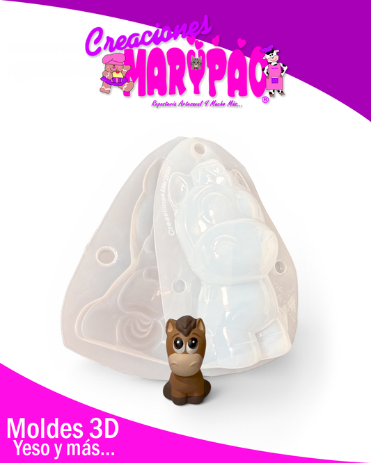 ✨Molde para Alcancías de Yeso Toy Story Tiro al Blanco 🐴