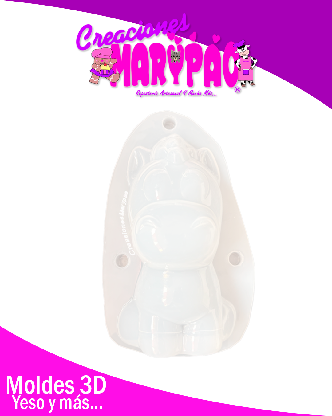 ✨Molde para Alcancías de Yeso Toy Story Tiro al Blanco 🐴