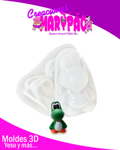 🦖Molde para Alcancías Yoshi ✨