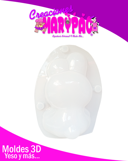 ✨Molde Para Alcancías de Yeso BTS Mascotas - COOKY Inspirado en Jungkook🐰