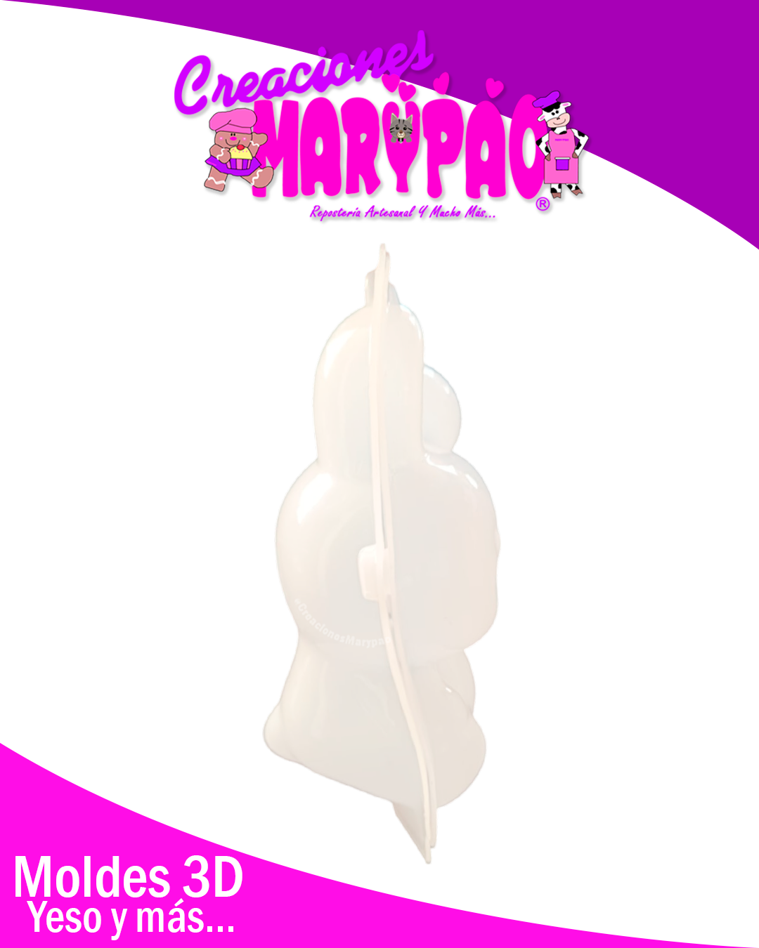 ✨Molde Para Alcancías de Yeso BTS Mascotas - COOKY Inspirado en Jungkook🐰