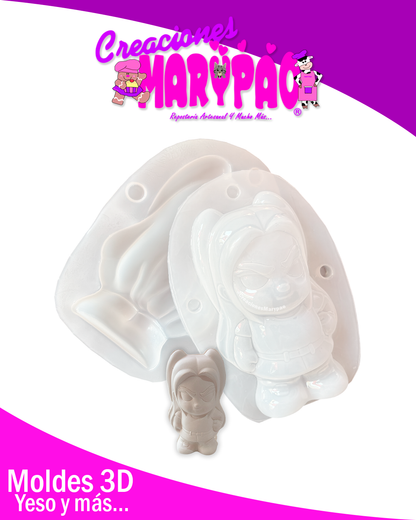 Molde Para Alcancía de Yeso Guerreras K-Pop Mira 💕